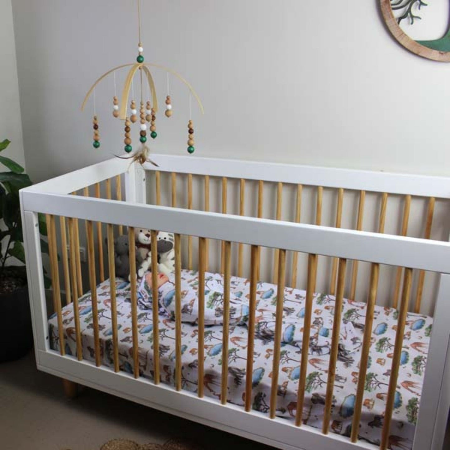 African Safari | Baby Cot Fitted Sheet