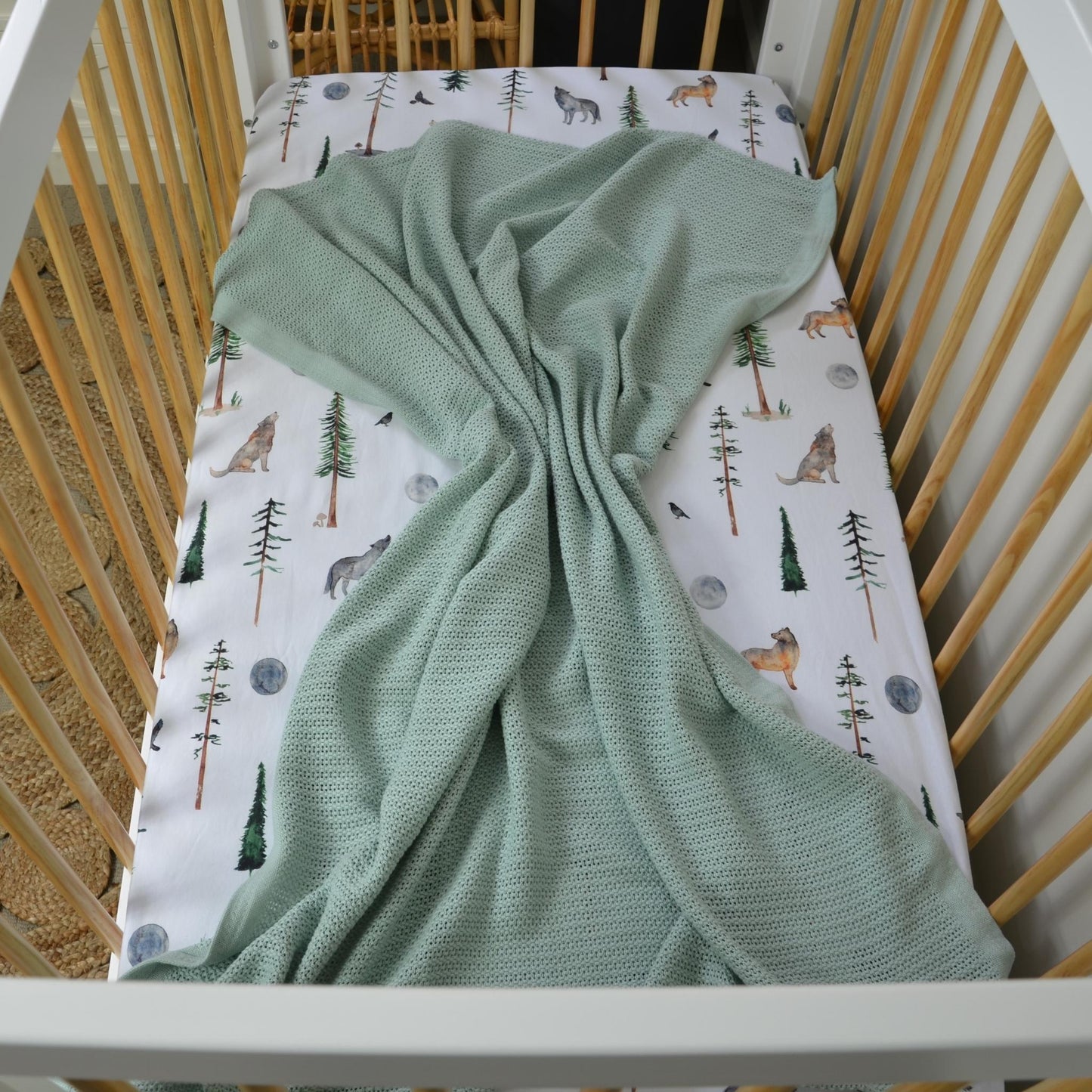 Alpha | Baby Fitted Cot Sheet