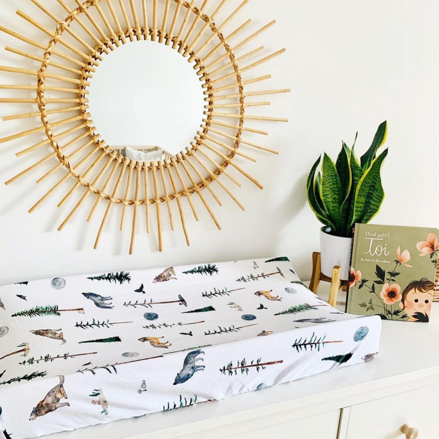 Alpha | Baby Bassinet Fitted Sheet - Change Mat Cover