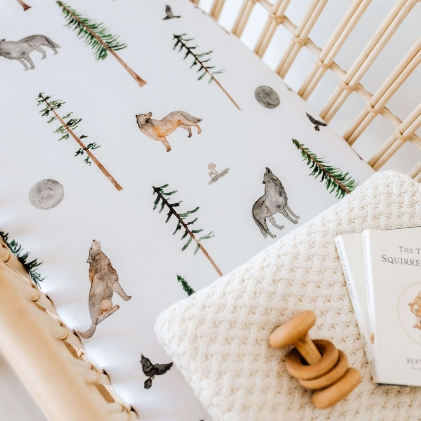 Alpha | Baby Bassinet Fitted Sheet - Change Mat Cover