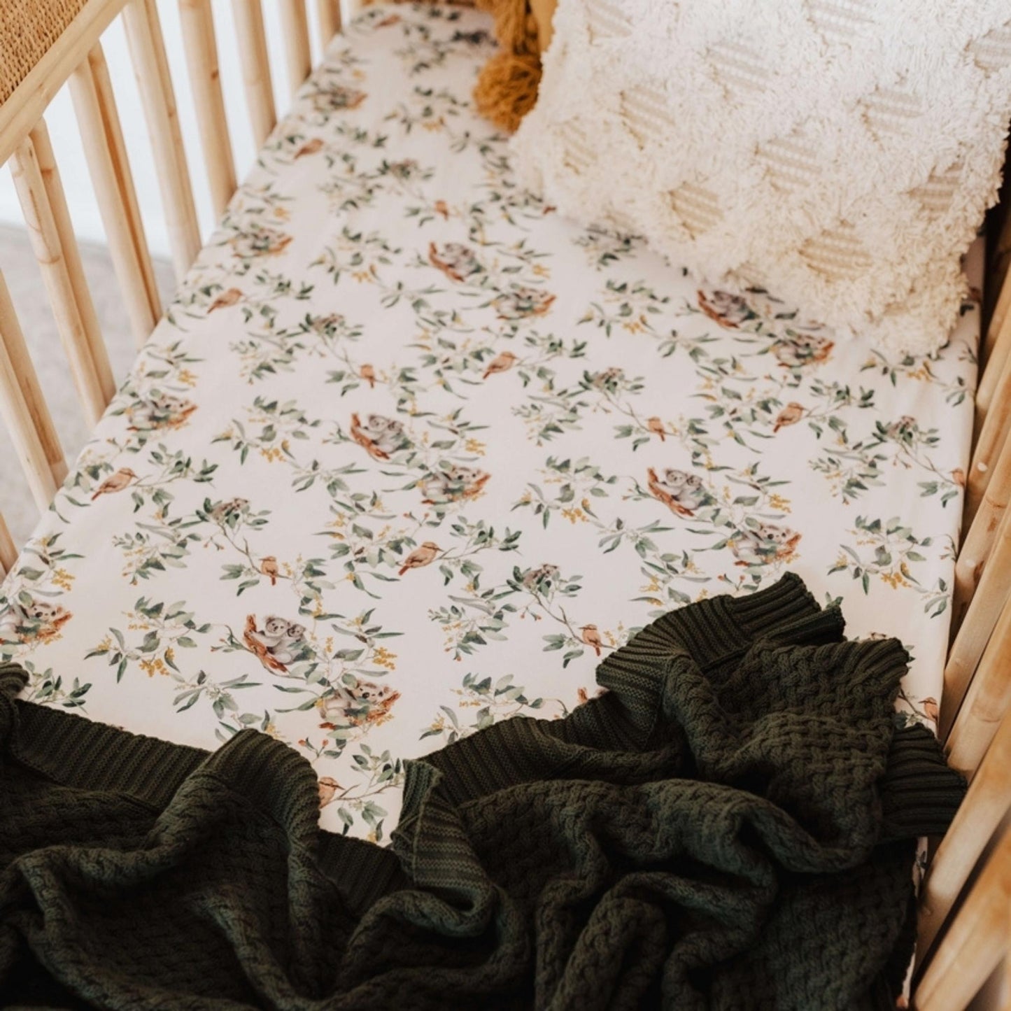 Eucalypt | Baby Fitted Cot Sheet