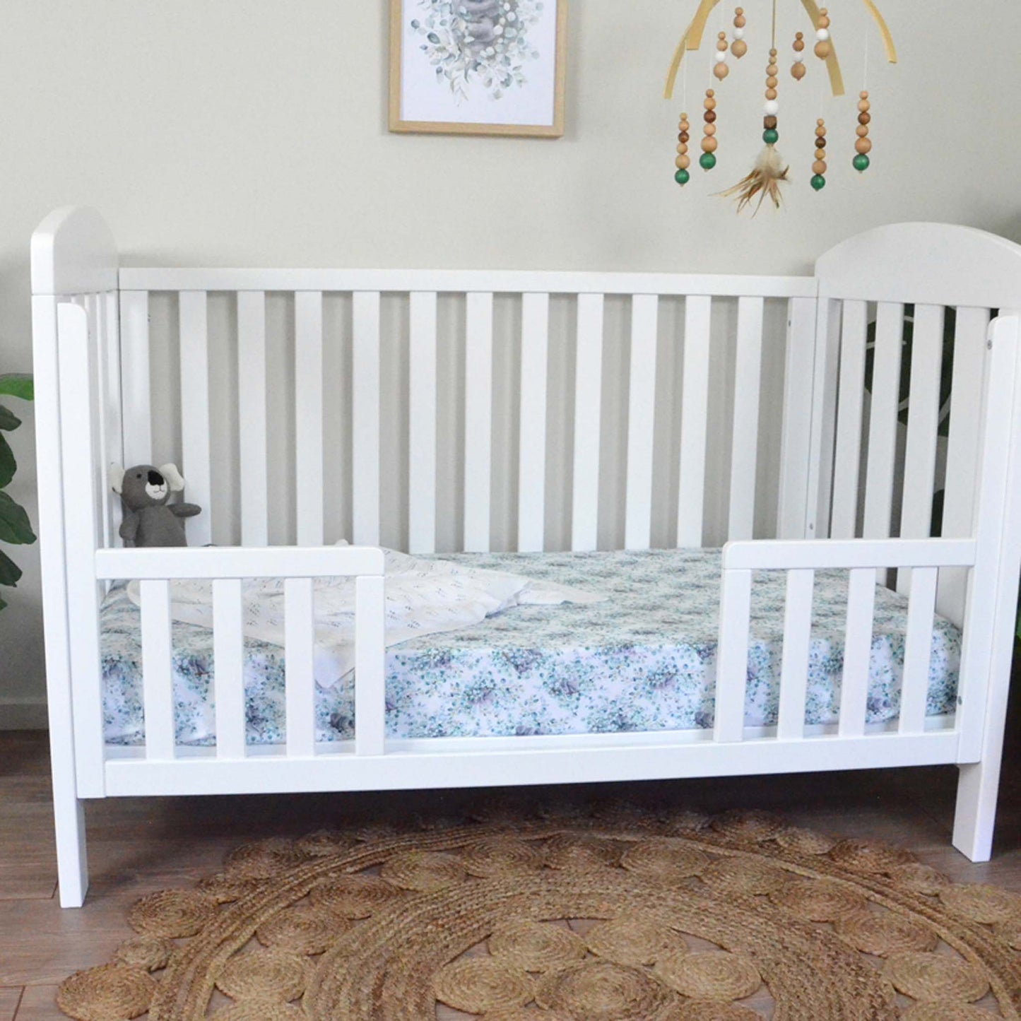 French Villa Baby - Marcel Baby Cot - White - Wooden