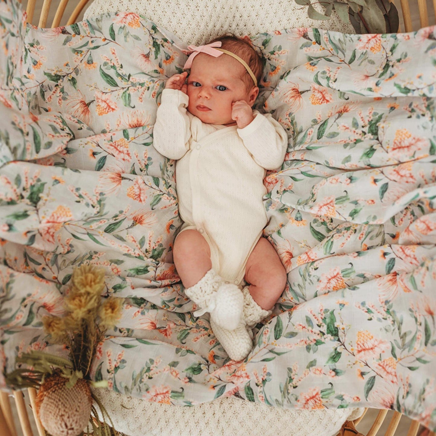 Wattle | Organic Cotton Muslin Wrap