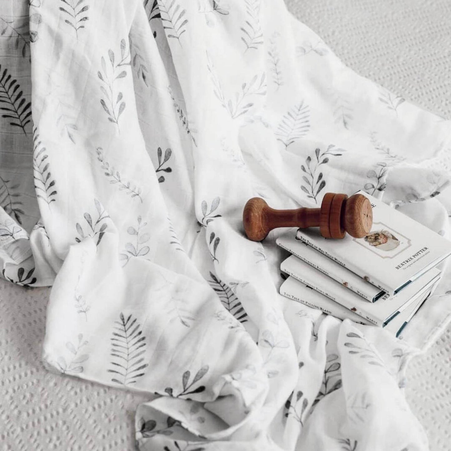 Wild Fern | Organic Cotton Muslin Wrap
