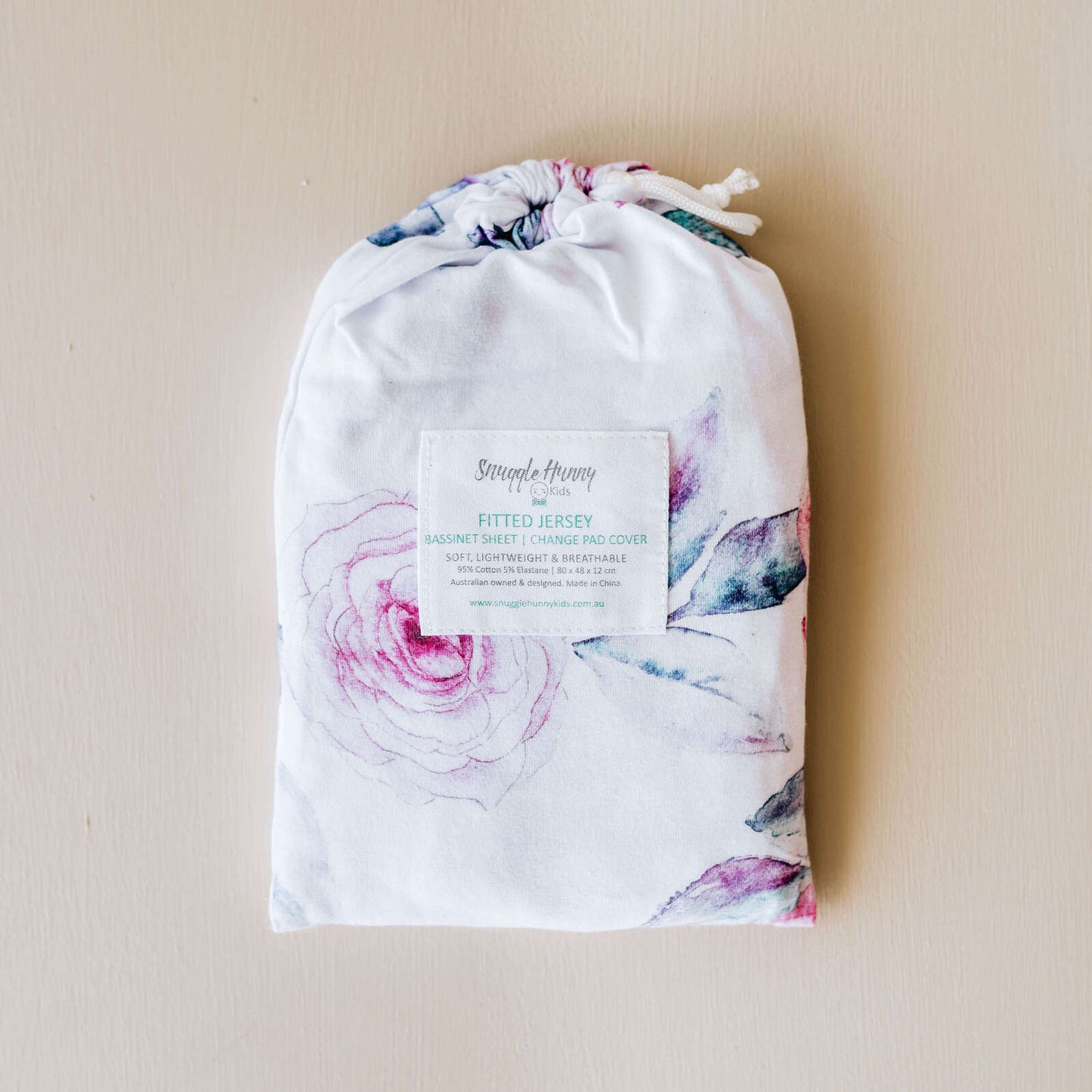 Lilac Skies | Baby Bassinet Sheet - Change Mat Cover