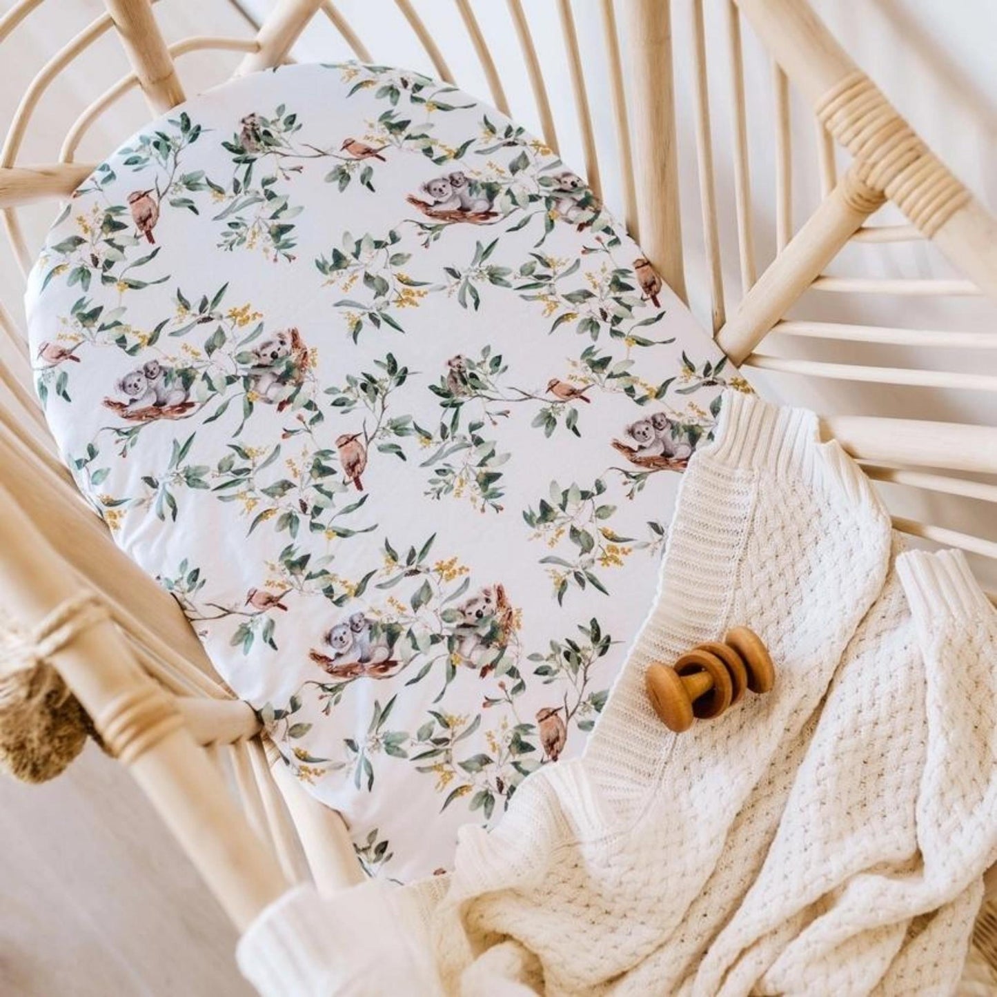 Eucalypt | Baby Bassinet Sheet - Change Mat Cover