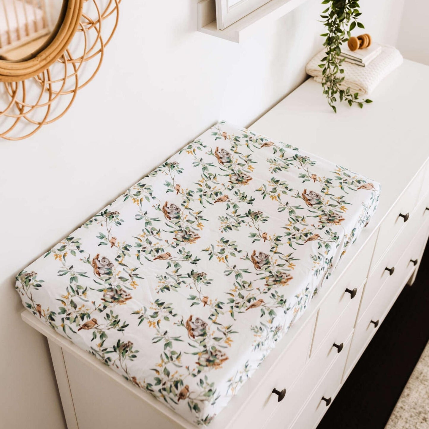 Eucalypt | Baby Bassinet Sheet - Change Mat Cover