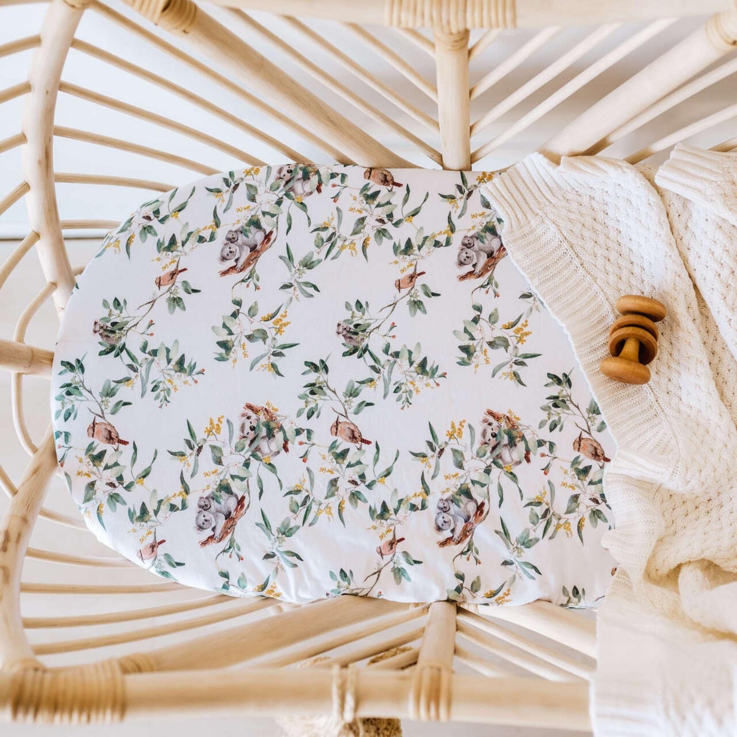 Eucalypt | Baby Bassinet Sheet - Change Mat Cover