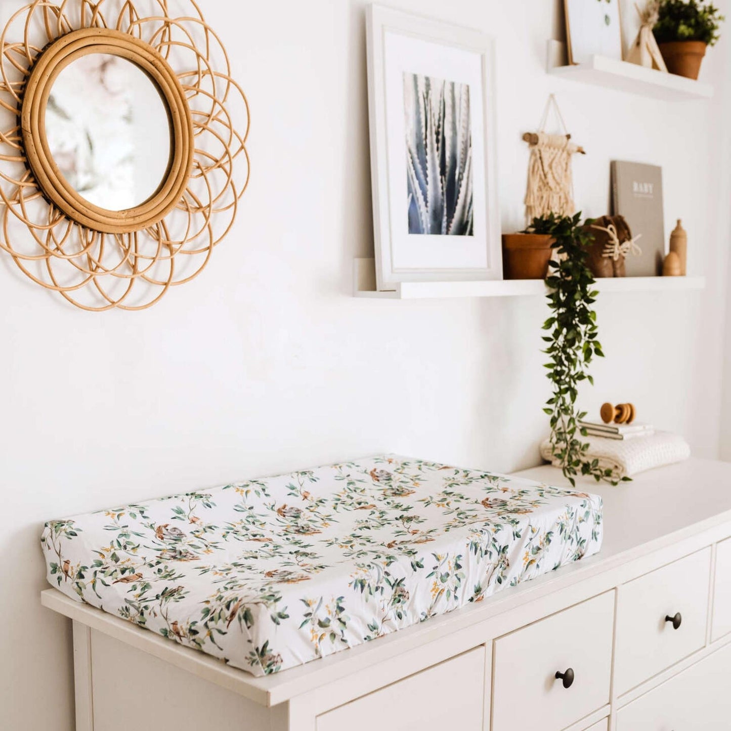 Eucalypt | Baby Bassinet Sheet - Change Mat Cover
