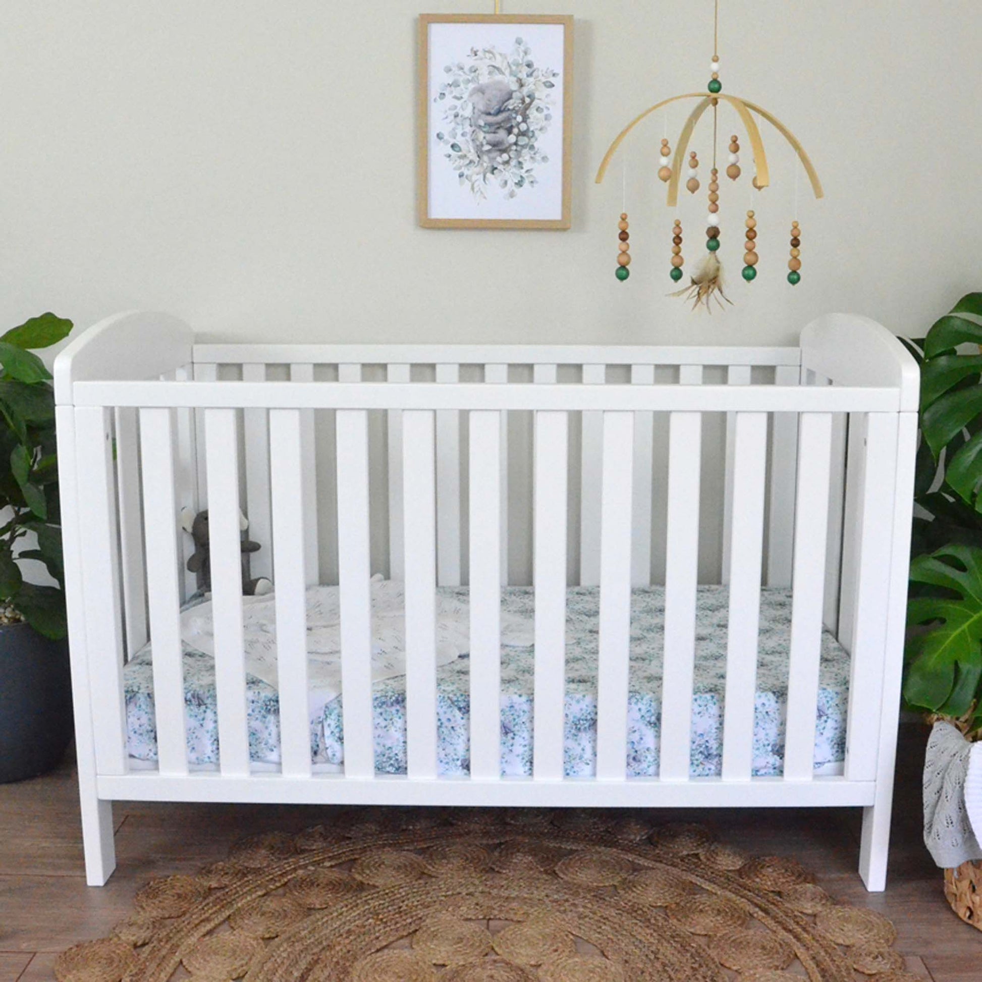 French Villa Baby - Marcel Baby Cot - White - Wooden